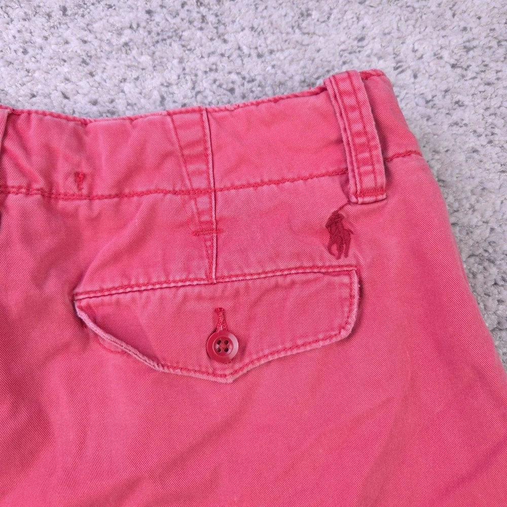 Polo Ralph Lauren Shorts Mens 30 Light Red Drawstring 10 Inseam Pony Logo Pink